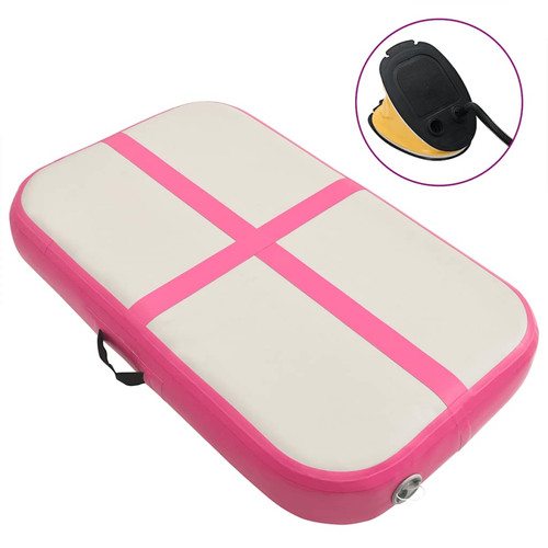 Inflatable gymnastics mat pink - inflatable,